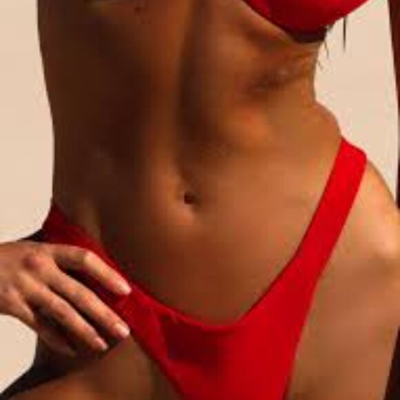 Red Bikini Bottom - Picture 4 of 4